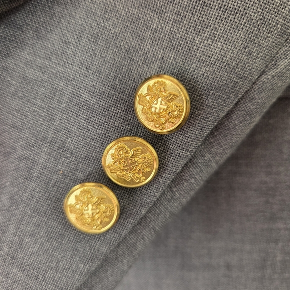 Palm Beach Men’s 42S Gray Blazer – 2 Button Classic Fit – Single Vent – Made in - Picture 6 of 12